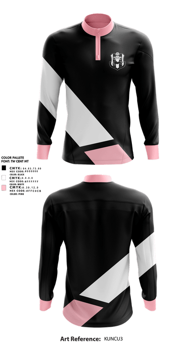 Black Cat FC 26939473 Quarter Zip Jacket - 1