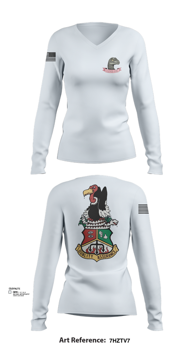 Vipers 19334315 Women's Long Sleeve V-neck Shirt - 32
