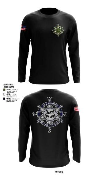 Long Sleeve Performance Shirt, Washington County SO Maine K9 Unit, Police, Teamtime, Team time, sublimation, custom sports apparel, team uniforms, spirit wear, spiritwear, sports uniforms, custom shirts, team store, custom team store, fundraiser sports, apparel fundraiser