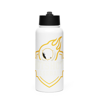 Hotshots1 Stainless Steel Water Bottle with a Straw Lid