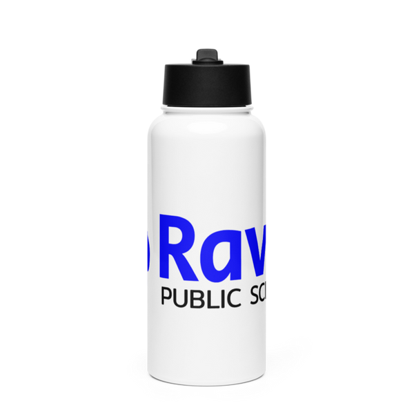 Ravia Middle School Basketball Stainless Steel Water Bottle with a Straw Lid