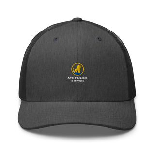 APE Polish & Service 44310358 Retro Trucker Hat | Yupoong 6606