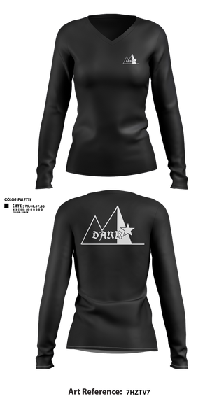 Womens Long Sleeve Vneck Shirt, LARPstar, , Teamtime, Team time, sublimation, custom sports apparel, team uniforms, spirit wear, spiritwear, sports uniforms, custom shirts, team store, custom team store, fundraiser sports, apparel fundraiser