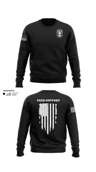 Crew Neck Sweatshirt, LMPD HSO TACMED, Police, Teamtime, Team time, sublimation, custom sports apparel, team uniforms, spirit wear, spiritwear, sports uniforms, custom shirts, team store, custom team store, fundraiser sports, apparel fundraiser