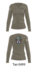 Indy Radio Platoon 10234991 Women's Long Sleeve V-neck Shirt - 77