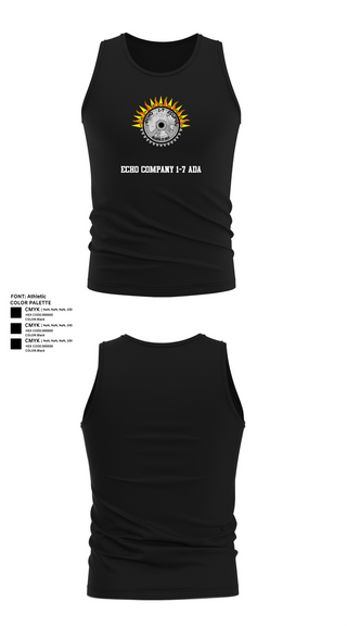 Tank Top, Echo company 1-7 ADA, , Teamtime, Team time, sublimation, custom sports apparel, team uniforms, spirit wear, spiritwear, sports uniforms, custom shirts, team store, custom team store, fundraiser sports, apparel fundraiser