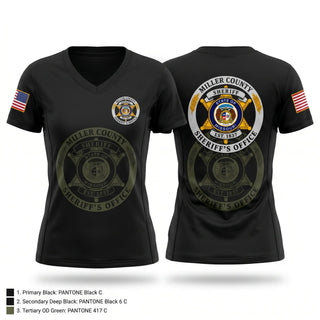 Womens Short Sleeve Vneck Shirt, Miller county jail, Police, Teamtime, Team time, sublimation, custom sports apparel, team uniforms, spirit wear, spiritwear, sports uniforms, custom shirts, team store, custom team store, fundraiser sports, apparel fundraiser