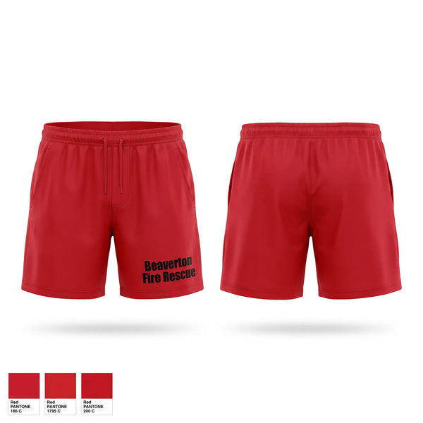 Athletic Shorts With Pockets, Beaverton Fire Rescue, Fire Department, Teamtime, Team time, sublimation, custom sports apparel, team uniforms, spirit wear, spiritwear, sports uniforms, custom shirts, team store, custom team store, fundraiser sports, apparel fundraiser