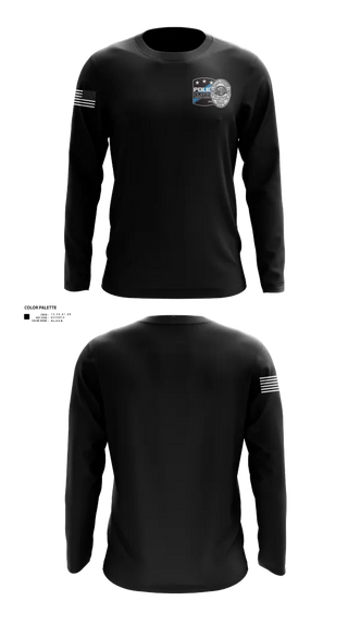 Long Sleeve Performance Shirt, Clayton Police K9 Unit, Police, Teamtime, Team time, sublimation, custom sports apparel, team uniforms, spirit wear, spiritwear, sports uniforms, custom shirts, team store, custom team store, fundraiser sports, apparel fundraiser