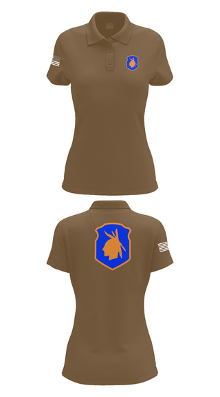 Womens Short Sleeve Performance Polo, 98th training div, , Teamtime, Team time, sublimation, custom sports apparel, team uniforms, spirit wear, spiritwear, sports uniforms, custom shirts, team store, custom team store, fundraiser sports, apparel fundraiser