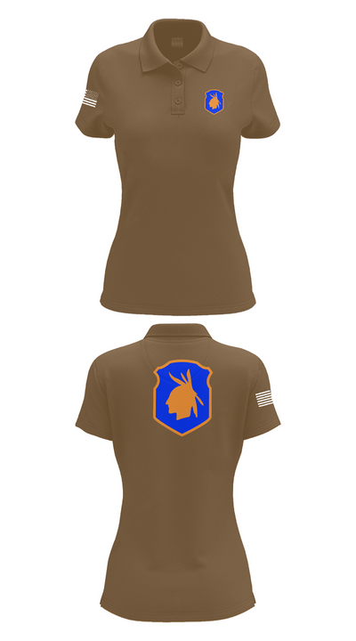 98th training div 48572159 Women's Short Sleeve Performance Polo  - 15