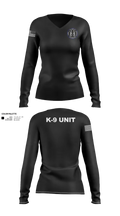 EPD K-9 87143983 Women's Long Sleeve V-neck Shirt - 21