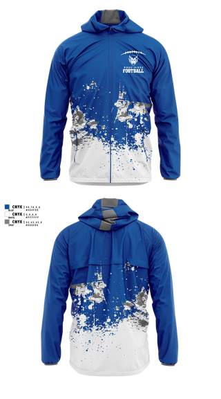 Windbreaker, Wood-Ridge Football, , Teamtime, Team time, sublimation, custom sports apparel, team uniforms, spirit wear, spiritwear, sports uniforms, custom shirts, team store, custom team store, fundraiser sports, apparel fundraiser