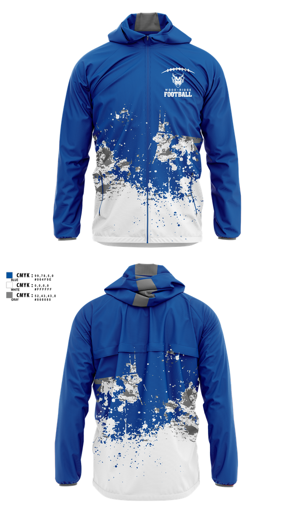 Windbreaker, Wood-Ridge Football, , Teamtime, Team time, sublimation, custom sports apparel, team uniforms, spirit wear, spiritwear, sports uniforms, custom shirts, team store, custom team store, fundraiser sports, apparel fundraiser