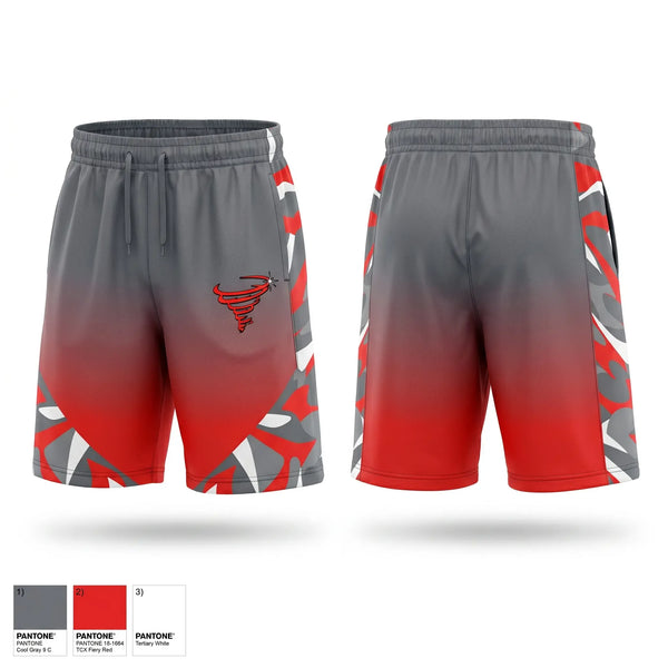 Athletic Shorts With Pockets, Bradford Tornadoes, , Teamtime, Team time, sublimation, custom sports apparel, team uniforms, spirit wear, spiritwear, sports uniforms, custom shirts, team store, custom team store, fundraiser sports, apparel fundraiser