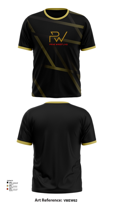 Prime Wrestling 25861032 Short Sleeve Performance Shirt - 43