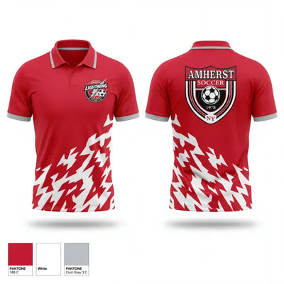 Amherst Lightning 56066877 Short Sleeve Performance Polo - 1