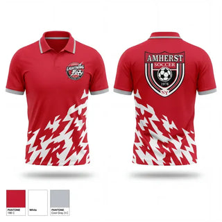 Short Sleeve Performance Polo, Amherst Lightning, Women's Soccer, Teamtime, Team time, sublimation, custom sports apparel, team uniforms, spirit wear, spiritwear, sports uniforms, custom shirts, team store, custom team store, fundraiser sports, apparel fundraiser