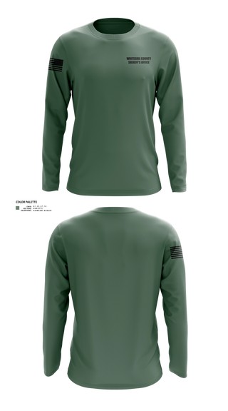 Long Sleeve Performance Shirt, Whiteside County Sheriff's Office, Police, Teamtime, Team time, sublimation, custom sports apparel, team uniforms, spirit wear, spiritwear, sports uniforms, custom shirts, team store, custom team store, fundraiser sports, apparel fundraiser
