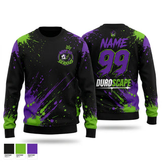 Crew Neck Sweatshirt, Why So Serious, Softball, Teamtime, Team time, sublimation, custom sports apparel, team uniforms, spirit wear, spiritwear, sports uniforms, custom shirts, team store, custom team store, fundraiser sports, apparel fundraiser
