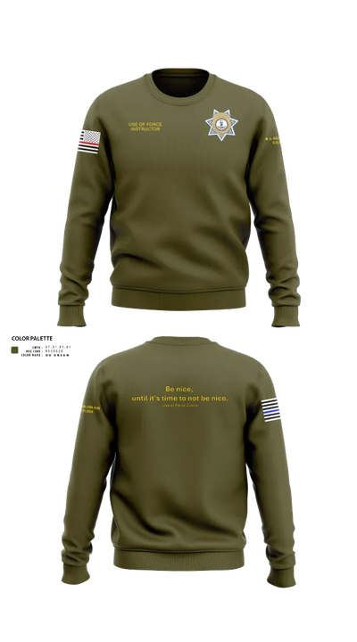 VFMA Use of Force Crew Neck Sweatshirt - 501