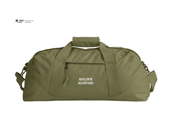 Duffle Bag, Batallón de Helicópteros, Army, Teamtime, Team time, sublimation, custom sports apparel, team uniforms, spirit wear, spiritwear, sports uniforms, custom shirts, team store, custom team store, fundraiser sports, apparel fundraiser