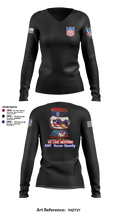 Agif 18486866 Women's Long Sleeve V-neck Shirt - 6