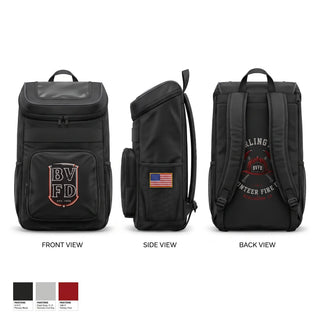 Gear Bag, Burlington Volunteer Fire Department (BVFD), Fire Department, Teamtime, Team time, sublimation, custom sports apparel, team uniforms, spirit wear, spiritwear, sports uniforms, custom shirts, team store, custom team store, fundraiser sports, apparel fundraiser