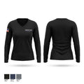 Seymour Police Department Women's Long Sleeve V-neck Shirt - 1