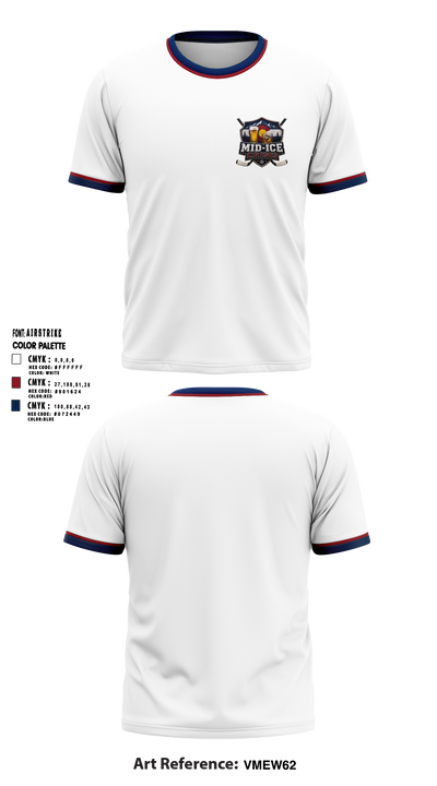 Mid-Ice Crisis 19589618 Short Sleeve Performance Shirt - 10