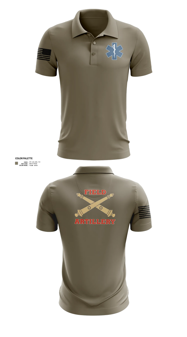 Short Sleeve Performance Polo, 1-118th FA, National Guard, Teamtime, Team time, sublimation, custom sports apparel, team uniforms, spirit wear, spiritwear, sports uniforms, custom shirts, team store, custom team store, fundraiser sports, apparel fundraiser
