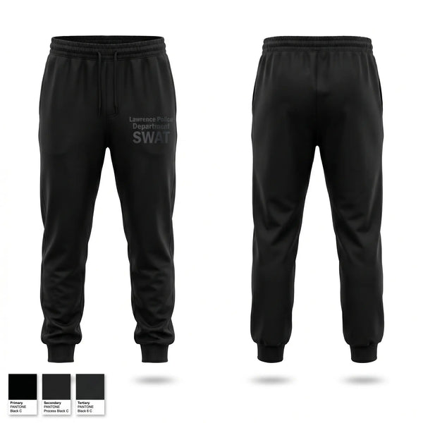 Sweatpants, Lawrence Police Department SWAT, Police, Teamtime, Team time, sublimation, custom sports apparel, team uniforms, spirit wear, spiritwear, sports uniforms, custom shirts, team store, custom team store, fundraiser sports, apparel fundraiser