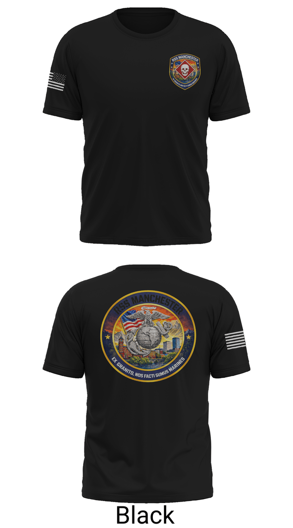 Short Sleeve Performance Shirt, RSS Manchester, Marines, Teamtime, Team time, sublimation, custom sports apparel, team uniforms, spirit wear, spiritwear, sports uniforms, custom shirts, team store, custom team store, fundraiser sports, apparel fundraiser