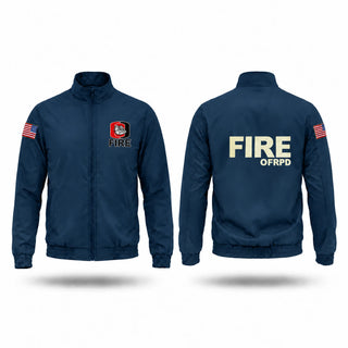 Windbreaker, Odessa Fire Rescue Protection District, Fire Department, Teamtime, Team time, sublimation, custom sports apparel, team uniforms, spirit wear, spiritwear, sports uniforms, custom shirts, team store, custom team store, fundraiser sports, apparel fundraiser
