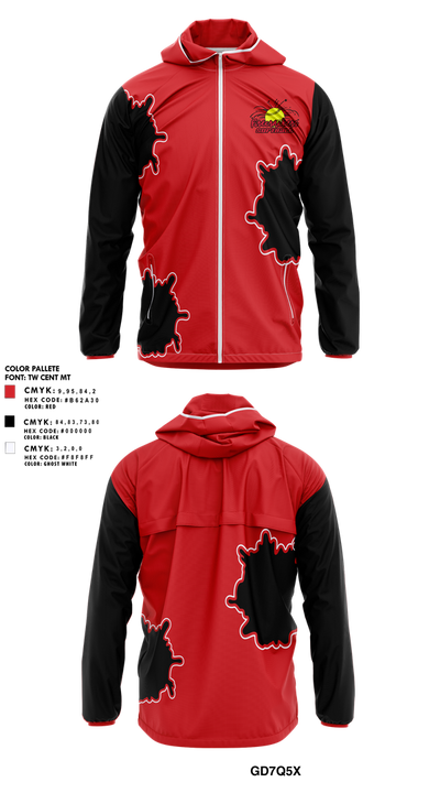 WV Firecrackers 3907057 Windbreaker - 1