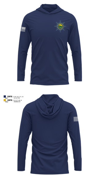 Long Sleeve Hooded Sun Shirt, NTAG HEARTLAND 2026, Navy, Teamtime, Team time, sublimation, custom sports apparel, team uniforms, spirit wear, spiritwear, sports uniforms, custom shirts, team store, custom team store, fundraiser sports, apparel fundraiser