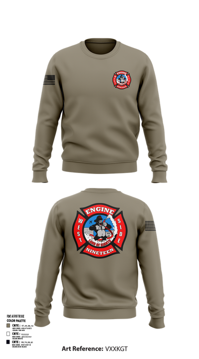 Station 19 Crew Neck Sweatshirt - 104