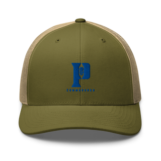 Perry High School Commodores Retro Trucker Hat | Yupoong 6606