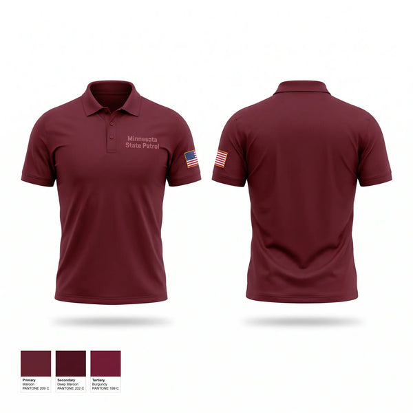 Short Sleeve Performance Polo, Minnesota State Patrol, Police, Teamtime, Team time, sublimation, custom sports apparel, team uniforms, spirit wear, spiritwear, sports uniforms, custom shirts, team store, custom team store, fundraiser sports, apparel fundraiser