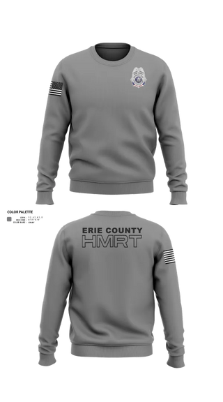 Crew Neck Sweatshirt, Erie County HMRT, Fire Department, Teamtime, Team time, sublimation, custom sports apparel, team uniforms, spirit wear, spiritwear, sports uniforms, custom shirts, team store, custom team store, fundraiser sports, apparel fundraiser