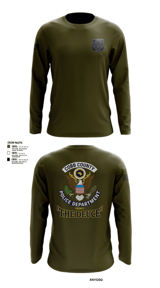 Long Sleeve Performance Shirt, Precinct 2 Day Watch, Police, Teamtime, Team time, sublimation, custom sports apparel, team uniforms, spirit wear, spiritwear, sports uniforms, custom shirts, team store, custom team store, fundraiser sports, apparel fundraiser