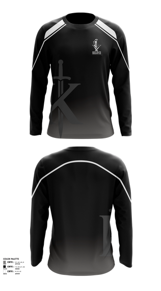 Long Sleeve Performance Shirt, New Paltz Knights 11u, Baseball, Teamtime, Team time, sublimation, custom sports apparel, team uniforms, spirit wear, spiritwear, sports uniforms, custom shirts, team store, custom team store, fundraiser sports, apparel fundraiser
