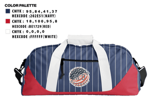 Duffle Bag, KCD Freedom, Baseball, Teamtime, Team time, sublimation, custom sports apparel, team uniforms, spirit wear, spiritwear, sports uniforms, custom shirts, team store, custom team store, fundraiser sports, apparel fundraiser