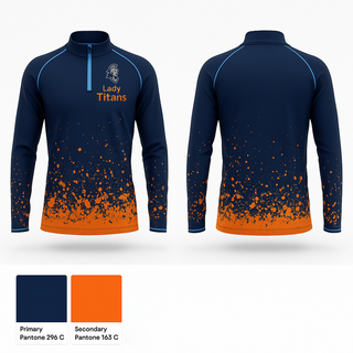 Quarter Zip Jacket, Lady Titans, Softball, Teamtime, Team time, sublimation, custom sports apparel, team uniforms, spirit wear, spiritwear, sports uniforms, custom shirts, team store, custom team store, fundraiser sports, apparel fundraiser