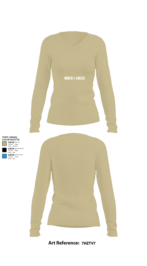 Womens Long Sleeve Vneck Shirt, NMCB 1 ABCC2, , Teamtime, Team time, sublimation, custom sports apparel, team uniforms, spirit wear, spiritwear, sports uniforms, custom shirts, team store, custom team store, fundraiser sports, apparel fundraiser