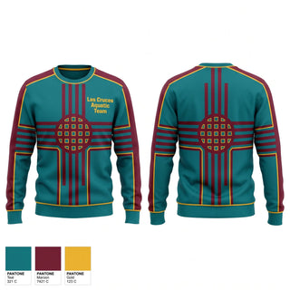 Crew Neck Sweatshirt, Las Cruces Aquatic Team, Swimming, Teamtime, Team time, sublimation, custom sports apparel, team uniforms, spirit wear, spiritwear, sports uniforms, custom shirts, team store, custom team store, fundraiser sports, apparel fundraiser