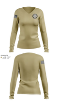 Bartlesville Police Department 89012785 Women's Long Sleeve V-neck Shirt - 22
