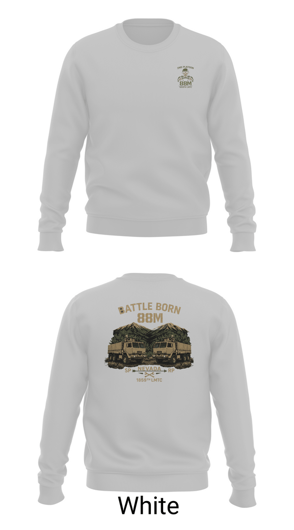 Crew Neck Sweatshirt, 1859th LMTC, National Guard, Teamtime, Team time, sublimation, custom sports apparel, team uniforms, spirit wear, spiritwear, sports uniforms, custom shirts, team store, custom team store, fundraiser sports, apparel fundraiser