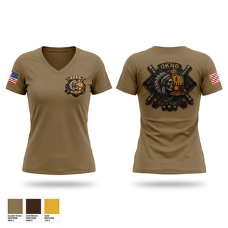 Womens Short Sleeve Vneck Shirt, 160th FTUS AGR, National Guard, Teamtime, Team time, sublimation, custom sports apparel, team uniforms, spirit wear, spiritwear, sports uniforms, custom shirts, team store, custom team store, fundraiser sports, apparel fundraiser