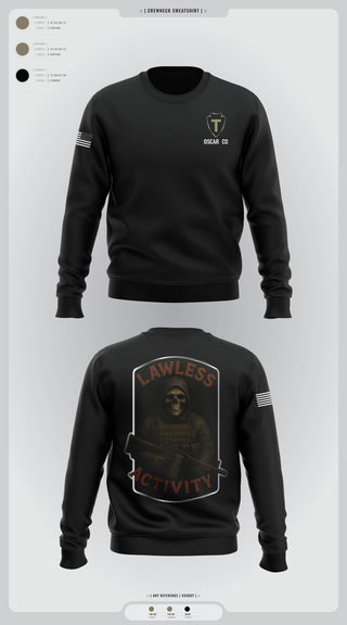 Crew Neck Sweatshirt, Oscar Co, , Teamtime, Team time, sublimation, custom sports apparel, team uniforms, spirit wear, spiritwear, sports uniforms, custom shirts, team store, custom team store, fundraiser sports, apparel fundraiser